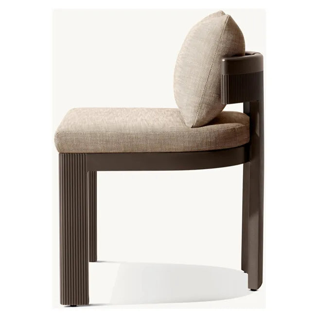 Custom Outdoor Furniture Modern Armless Chair Aluminium Alfresco Outdoor Living Australia