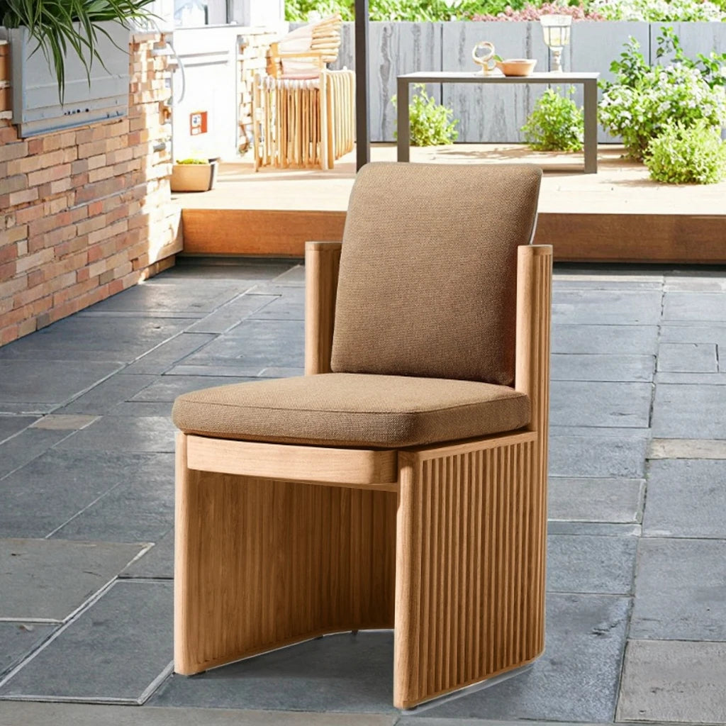 Designer Teak Outdoor Armchair Traditional Alfresco Outdoor Living Australia
