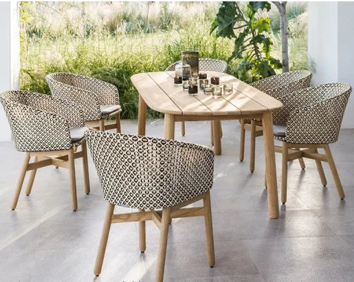 Designer Outdoor Furniture Dining Set Rattan Alfresco Outdoor Living Australia