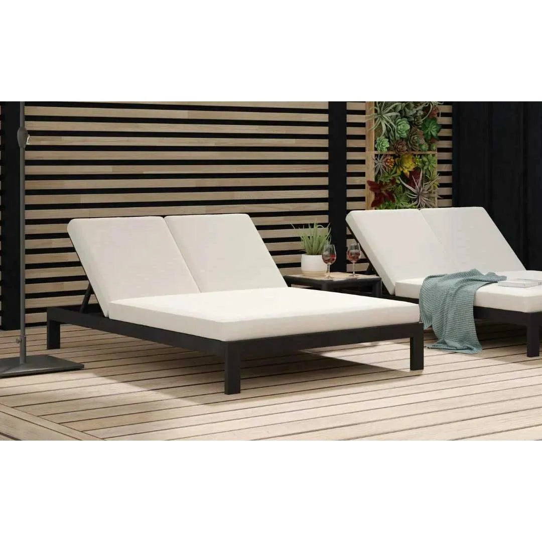 Double Chaise Lounge Sun Lounger Aluminium Alfresco Outdoor Living Australia