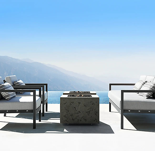 Custom Aluminum Sofa Set Traditional Design Alfresco Outdoor Living Australia