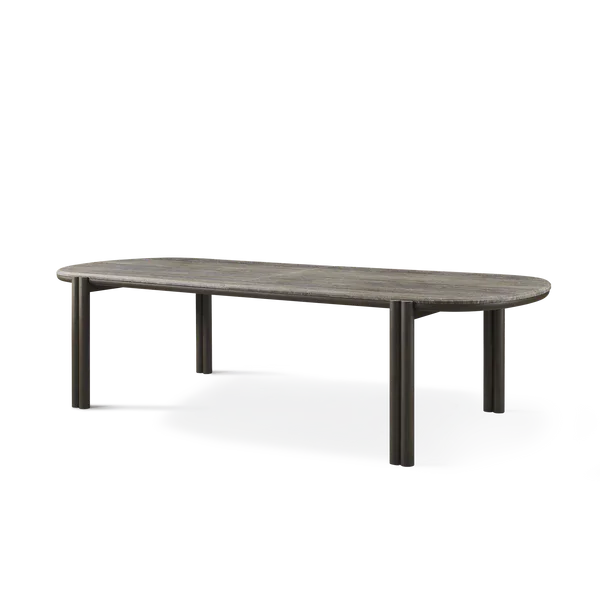 Custom Outdoor Furniture Aluminium Dining Set Pill-Shaped Alfresco Outdoor Living Australia