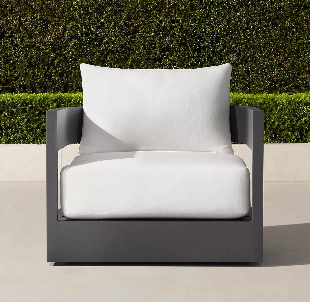 Outdoor Swivel Sofa Recliner Handcrafted Aluminium Alfresco Outdoor Living Australia