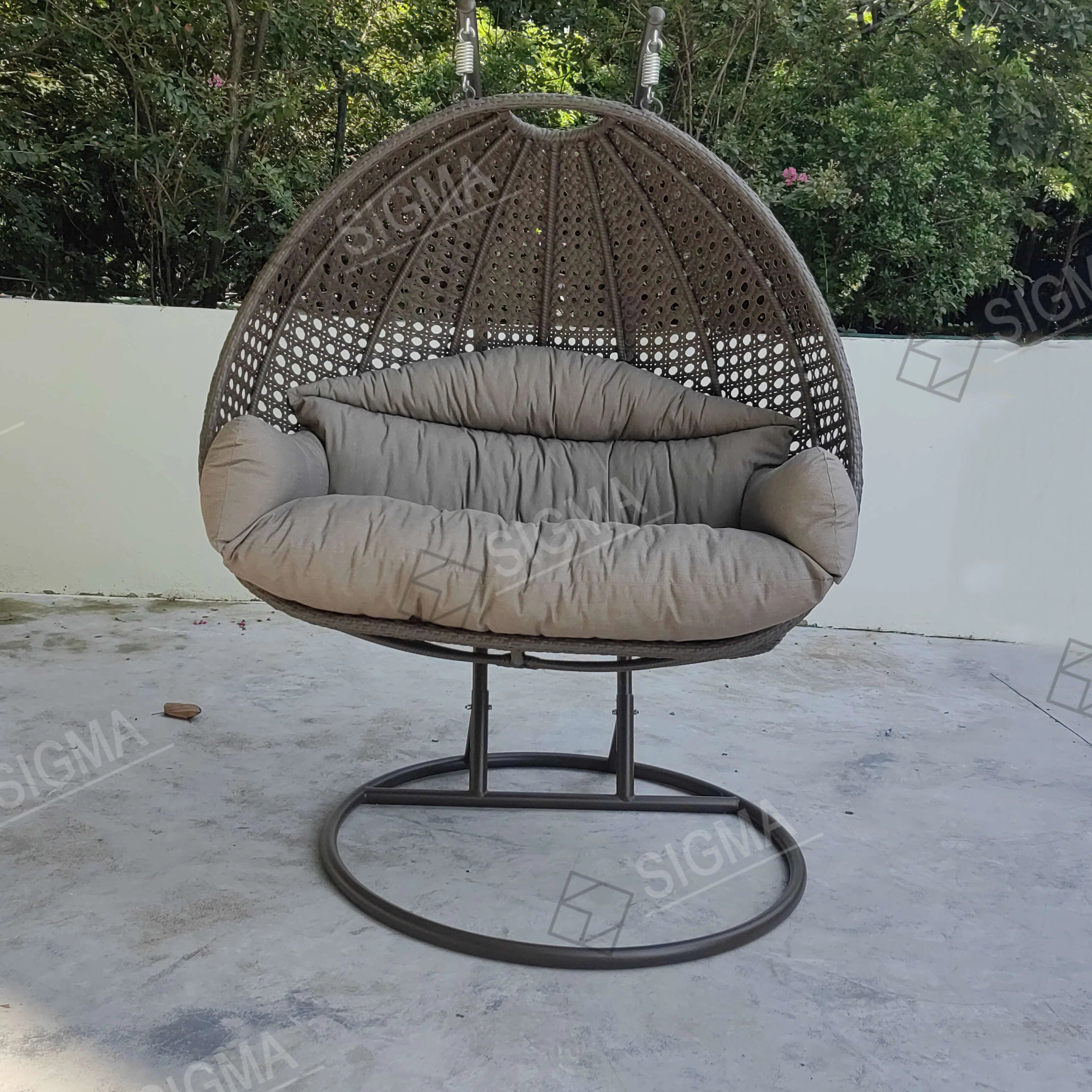 Custom Outdoor Furniture Hanging Egg Chair Modern Alfresco Outdoor Living Australia