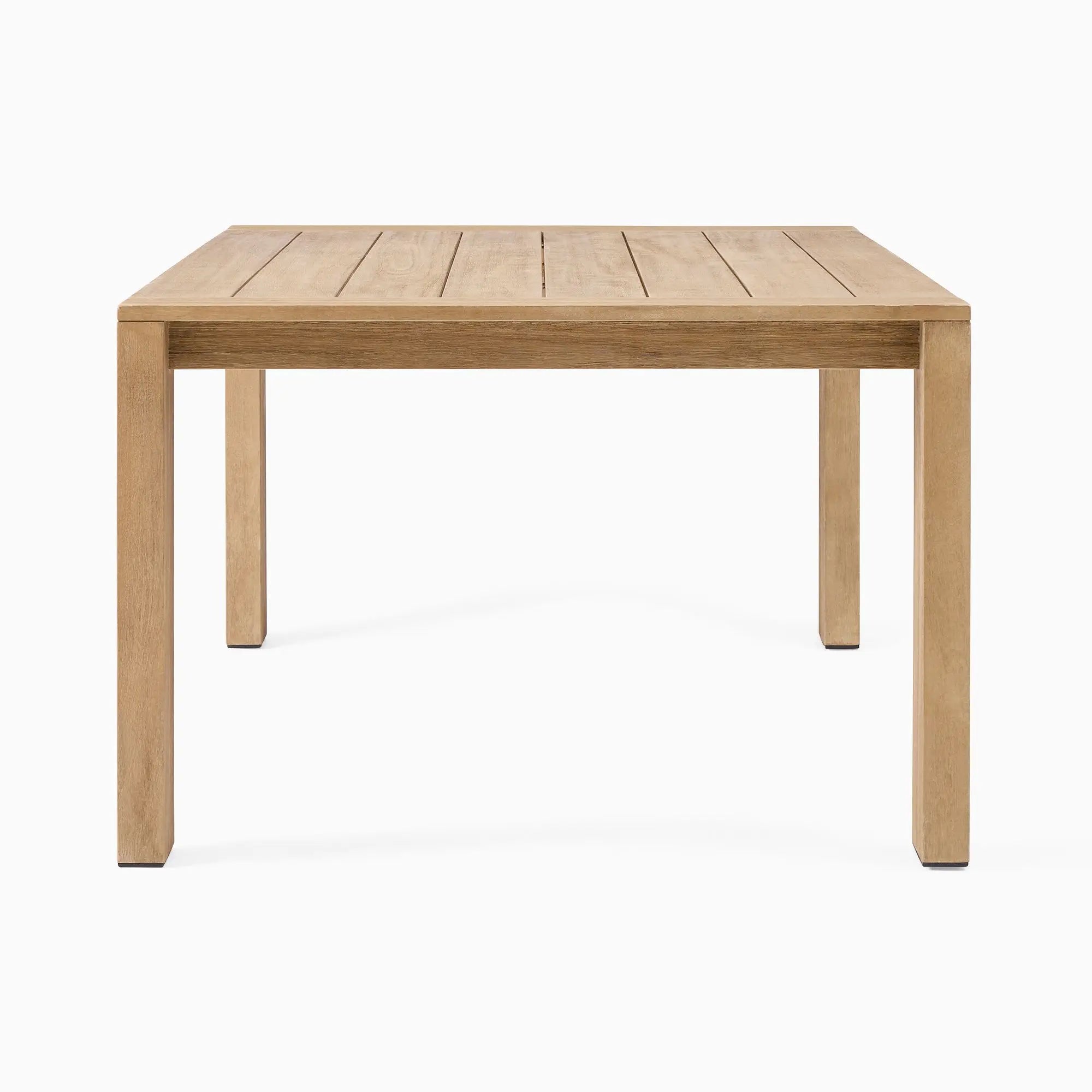 Teak Outdoor Dining Table Thick Leg Alfresco Outdoor Living Australia