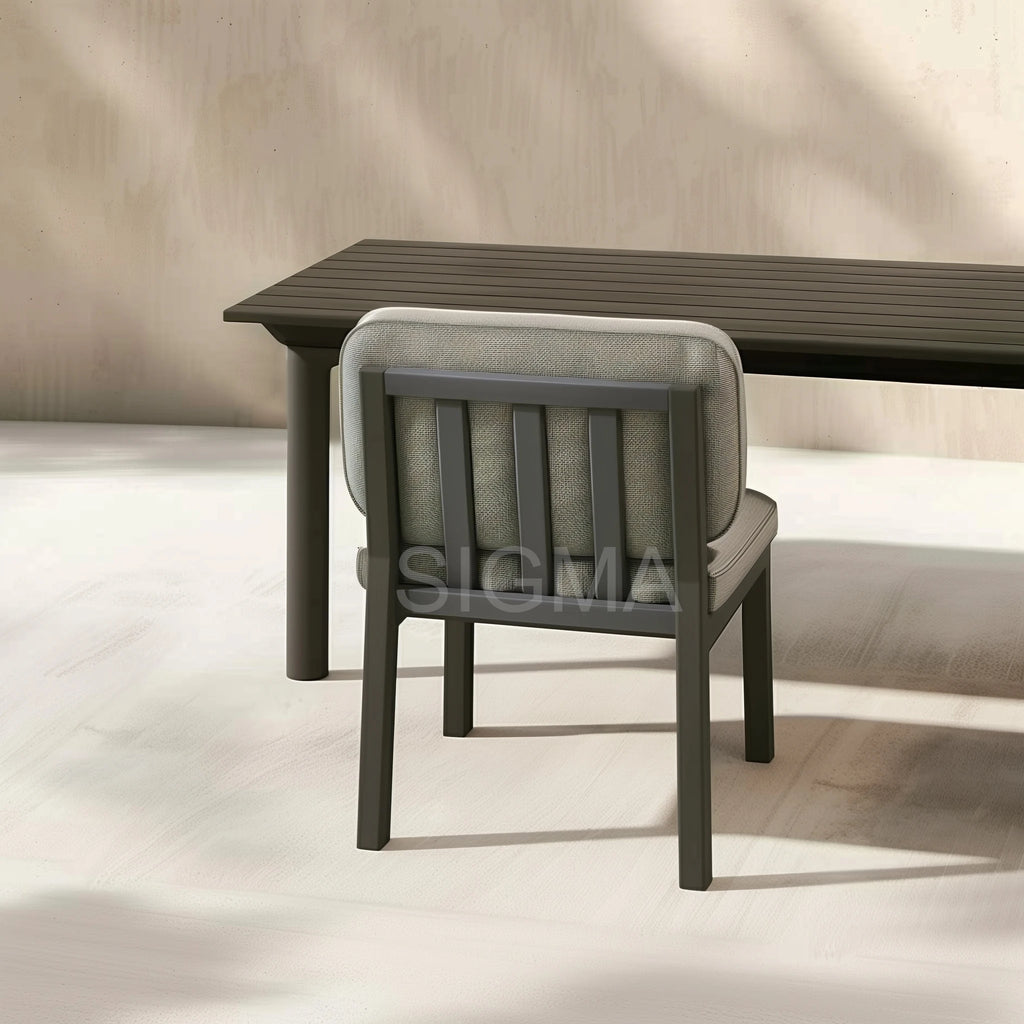 Custom Aluminum Dining Set Contemporary Alfresco Outdoor Living Australia