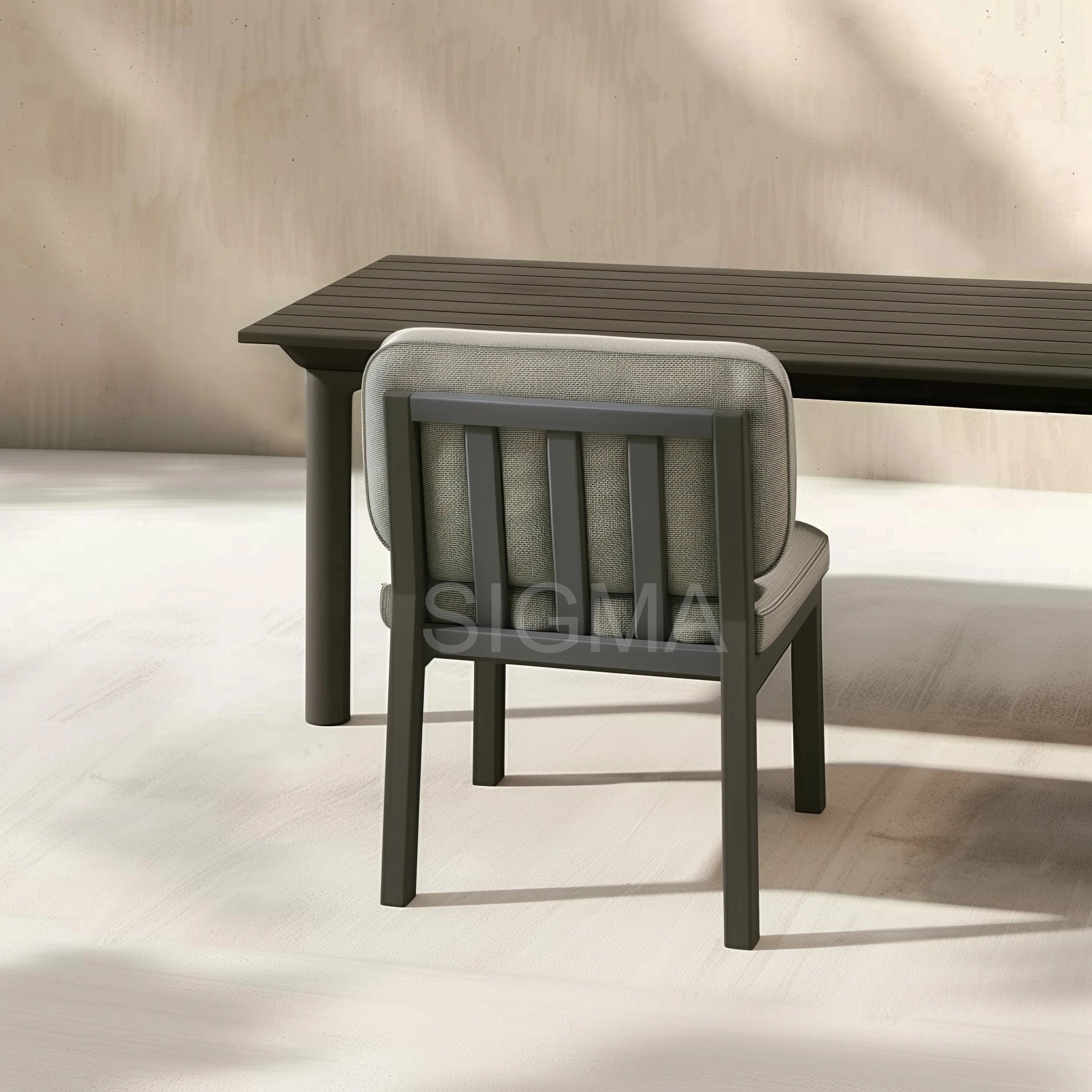 Custom Aluminum Dining Set Contemporary Alfresco Outdoor Living Australia
