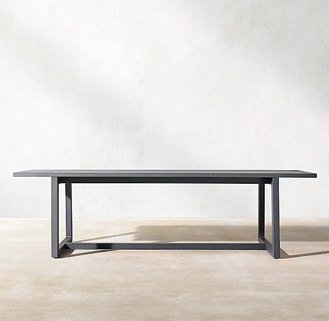Custom Outdoor Table Aluminium Minimalist Alfresco Outdoor Living Australia