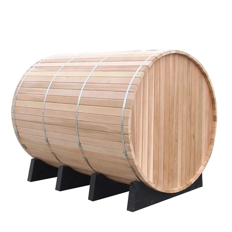 Custom Outdoor Barrel Sauna Red Cedar Alfresco Outdoor Living Australia