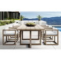 Designer Teak Outdoor Dining Table Traditional Alfresco Outdoor Living Australia