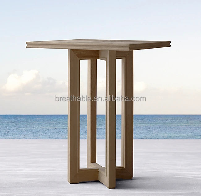 Custom Teak Bar Stool Modern European Alfresco Outdoor Living Australia