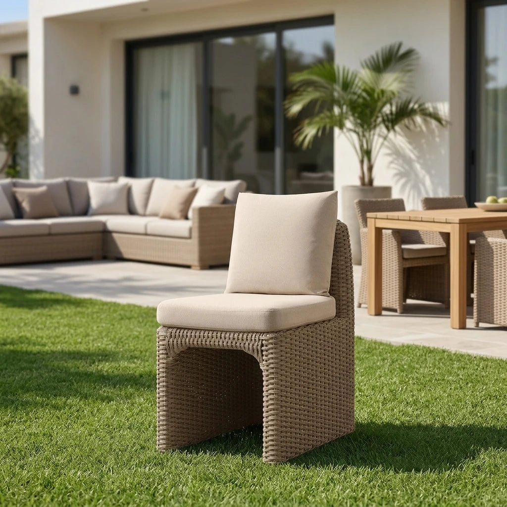 Designer Teak Rope Dining Chair Traditional Alfresco Outdoor Living Australia