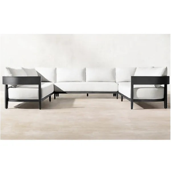 Custom Sectional Sofa Set Curved Backrest Alfresco Outdoor Living Australia