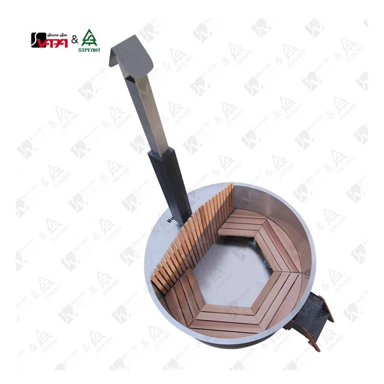 Custom Wood-Fired Hot Tub Stainless Steel 304 Alfresco Outdoor Living Australia