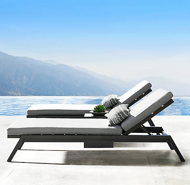 Custom Aluminium Sun Lounger Contemporary Alfresco Outdoor Living Australia