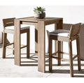 Teak Bar Set 2 Seater High Table Resort Alfresco Outdoor Living Australia