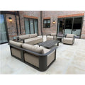 Modular Aluminum Sofa Set Modern Sculptural Alfresco Outdoor Living Australia