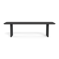 Extruded Aluminum Outdoor Dining Table Curved Frame Alfresco Outdoor Living Australia