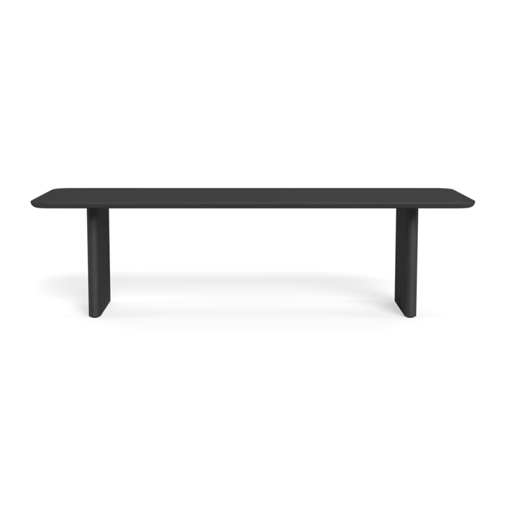Extruded Aluminum Outdoor Dining Table Curved Frame Alfresco Outdoor Living Australia
