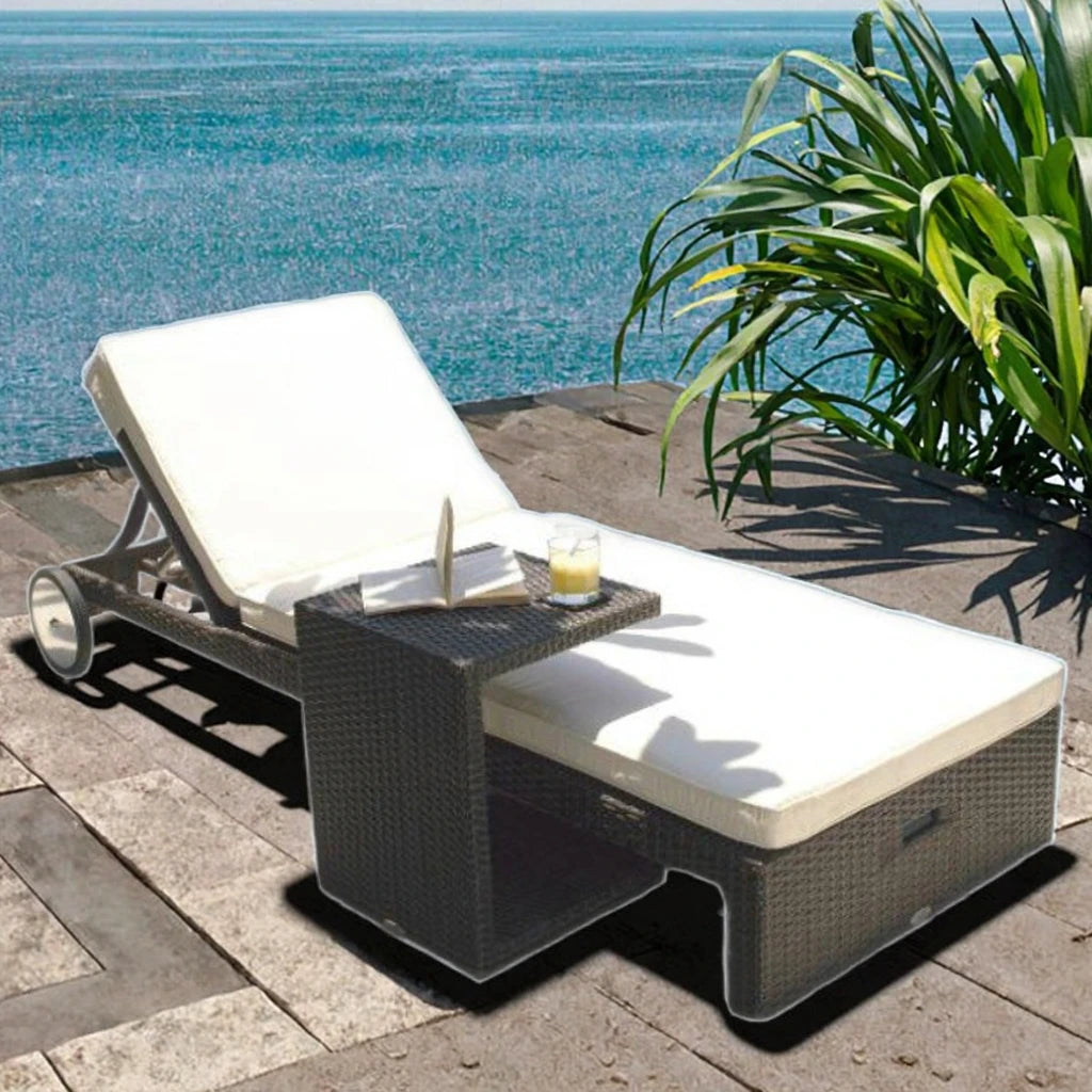Custom Outdoor Daybed Lounger Modern Rattan Alfresco Outdoor Living Australia
