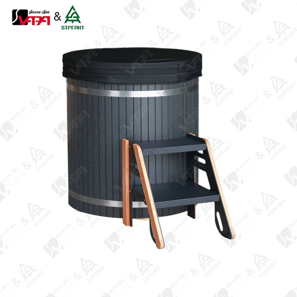 Custom Cold Plunge Therapy System Modern Minimalist Alfresco Outdoor Living Australia