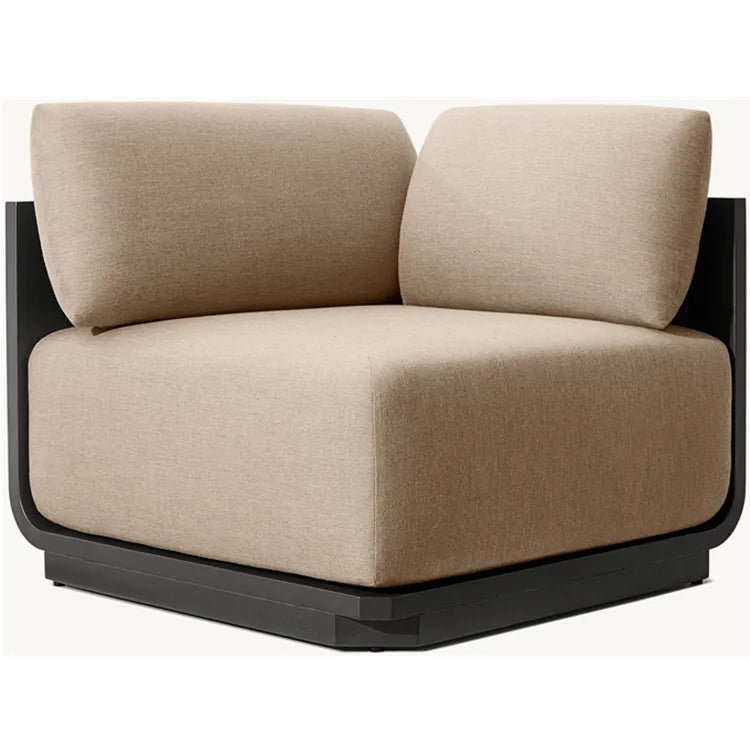 Custom U-Shaped Outdoor Sofa Sectional Set Architectural Aluminium Alfresco Outdoor Living Australia