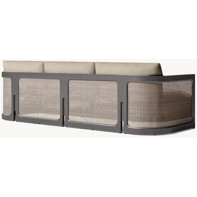 Aluminum Rattan Outdoor Sofa Contemporary Alfresco Outdoor Living Australia