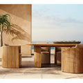 Teak Dining Set Outdoor Furniture Deep-Seat Alfresco Outdoor Living Australia