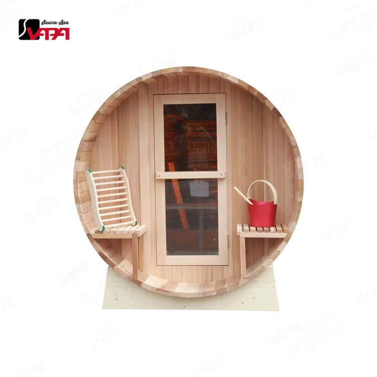 Custom Outdoor Barrel Sauna Red Cedar Alfresco Outdoor Living Australia