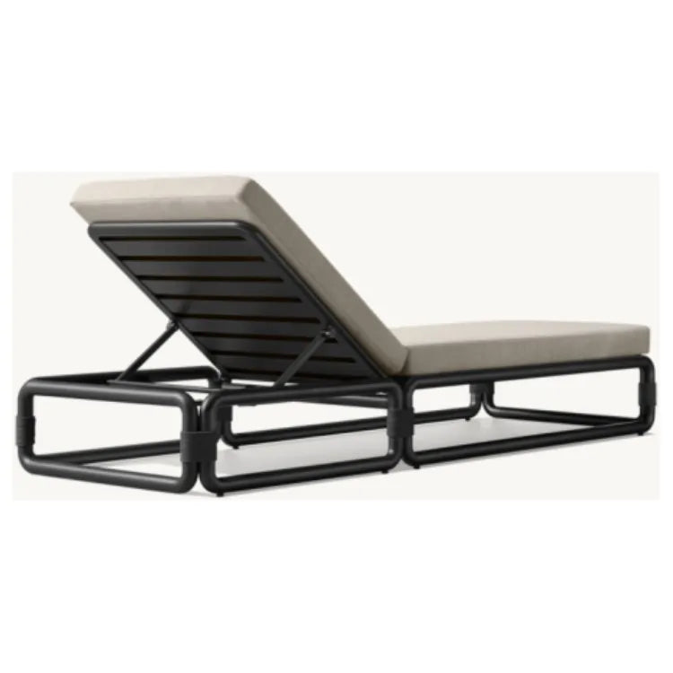 Adjustable Aluminum Sun Lounger Modern Contemporary Alfresco Outdoor Living Australia