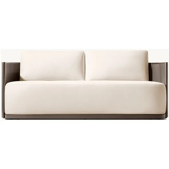 Custom Outdoor Furniture Aluminum Sofa Curved Alfresco Outdoor Living Australia