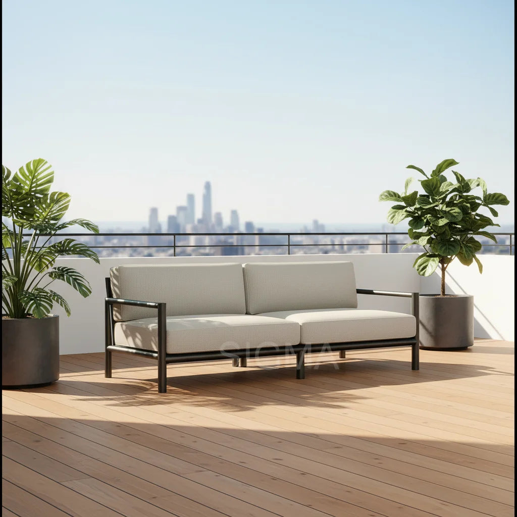 Aluminum Outdoor Sofa Lounge Set Modern Modular Alfresco Outdoor Living Australia