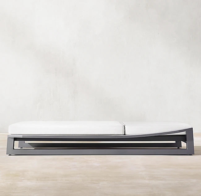 Designer Outdoor Chaise Sun Lounger Modern Aluminum Alfresco Outdoor Living Australia