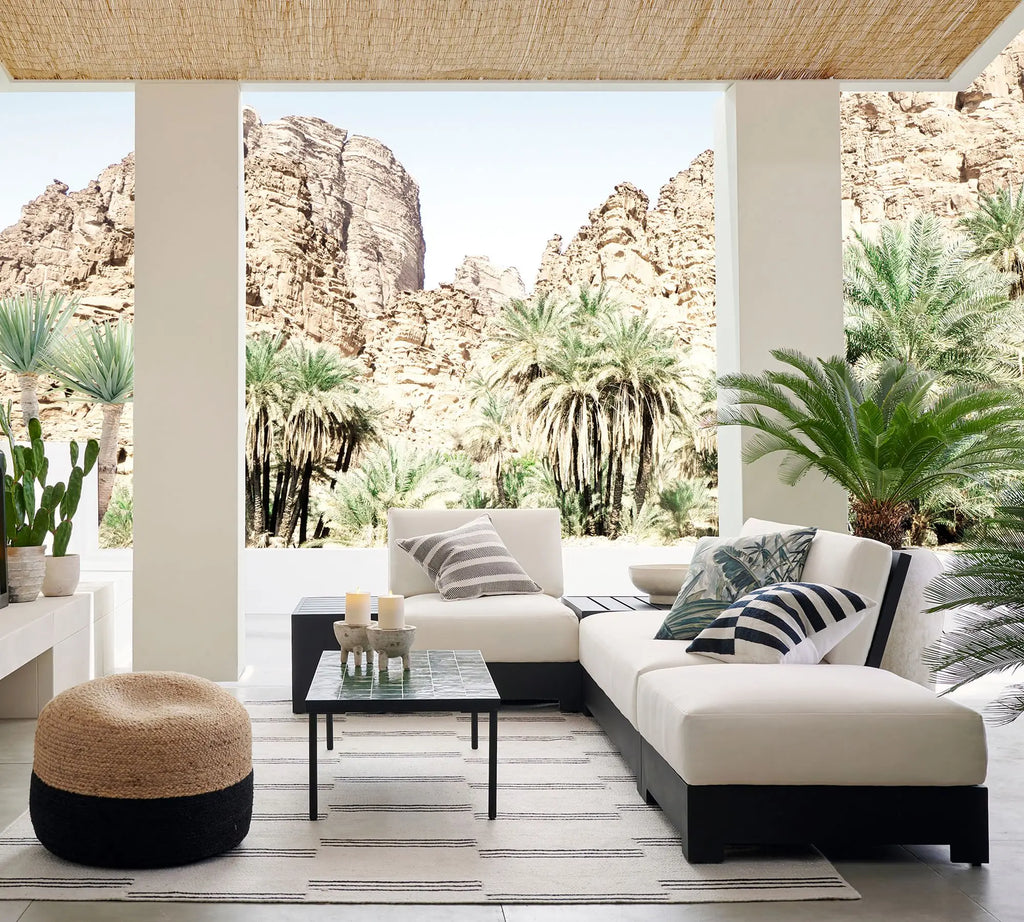 Custom Outdoor Furniture Aluminium Sectional Sofa Contemporary Modular Alfresco Outdoor Living Australia