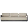 Custom Outdoor Furniture 3-Seater Aluminum Rope Sofa Contemporary Alfresco Outdoor Living Australia