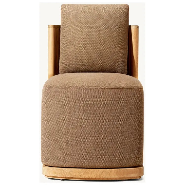 Solid Teak Outdoor Chair Modern Sculptural Alfresco Outdoor Living Australia
