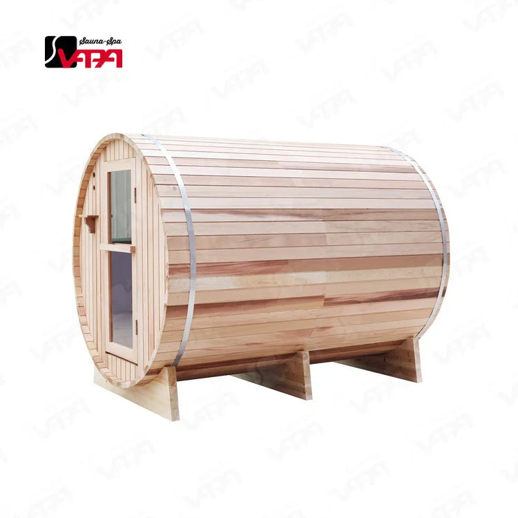 Custom Outdoor Barrel Sauna Red Cedar Alfresco Outdoor Living Australia