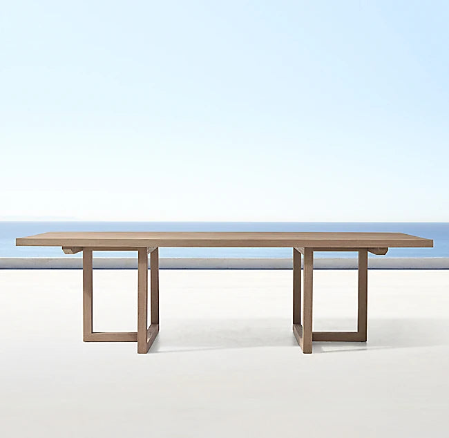 Designer Teak Outdoor Dining Table Traditional Alfresco Outdoor Living Australia