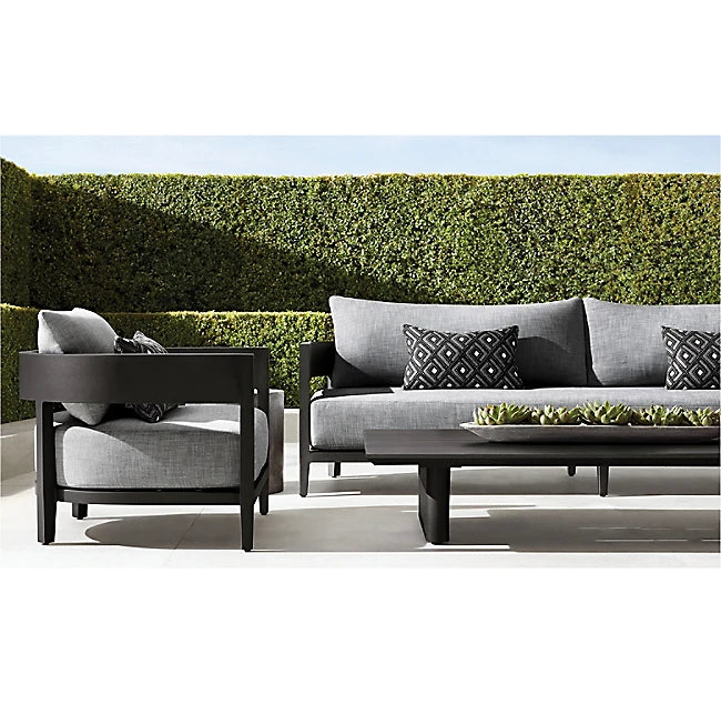 Custom Outdoor Furniture Set Curved Aluminum Alfresco Outdoor Living Australia
