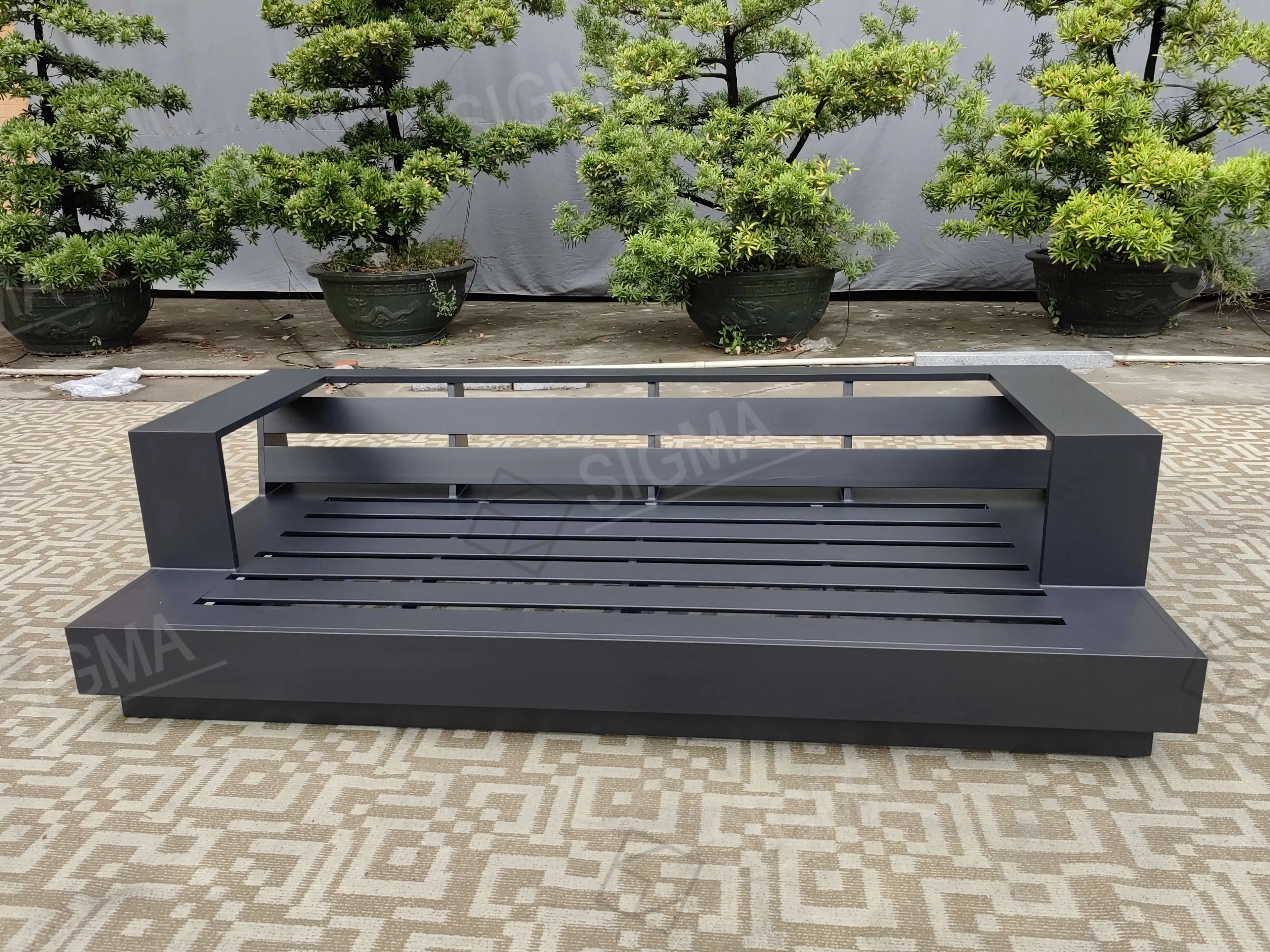 Custom Outdoor Sofa Cast Aluminium Modern Contemporary Alfresco Outdoor Living Australia