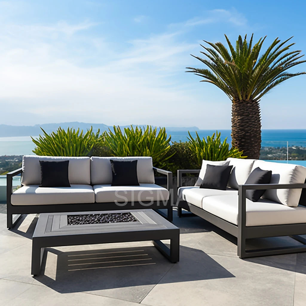 Custom Outdoor Lounge Set Modern Aluminium Alfresco Outdoor Living Australia