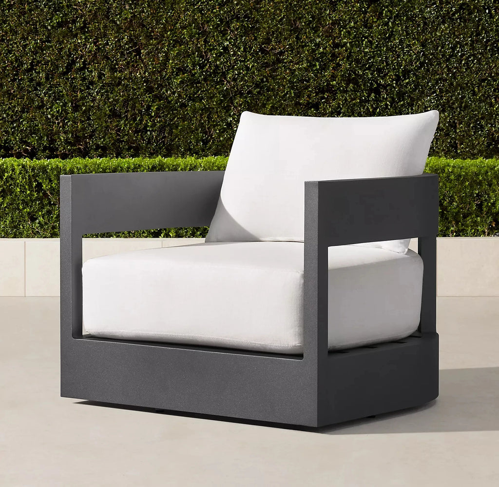 Outdoor Swivel Sofa Recliner Handcrafted Aluminium Alfresco Outdoor Living Australia