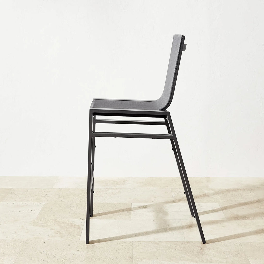 Traditional Aluminum Bar Stool Designer Outdoor Furniture Alfresco Outdoor Living