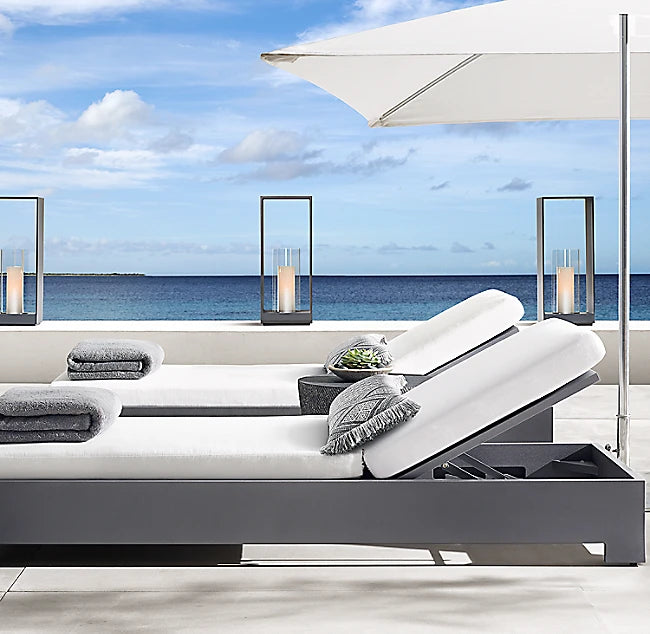 Metal Outdoor Daybed Powder-Coated Aluminum Alfresco Outdoor Living Australia