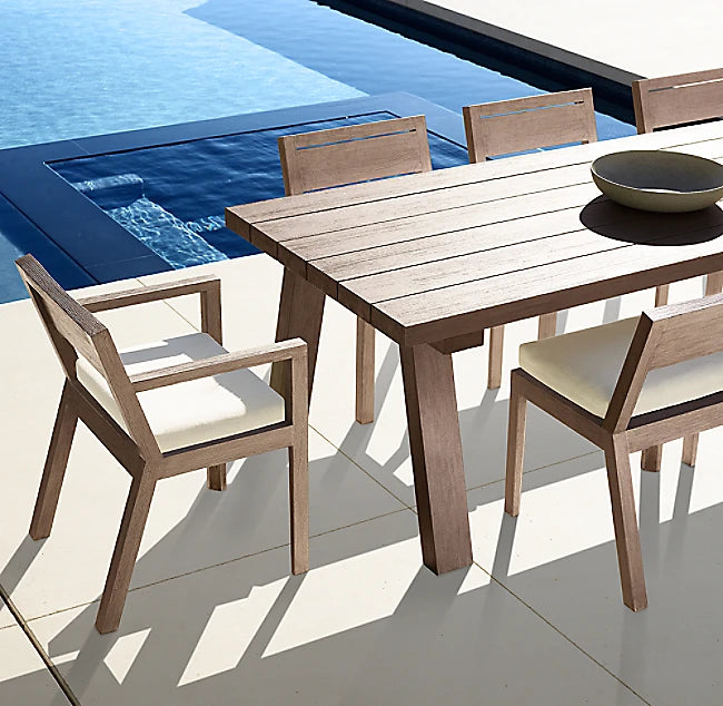 Custom Teak Dining Set Traditional Style Alfresco Outdoor Living Australia