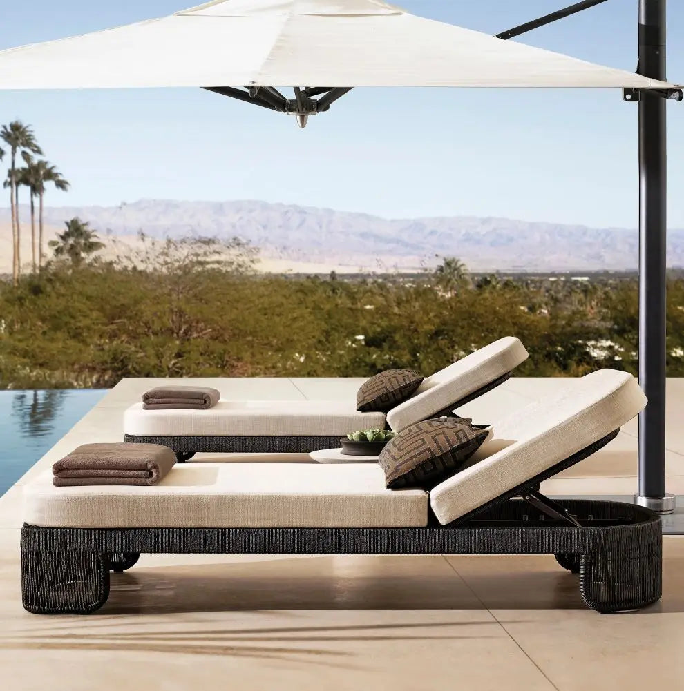 Custom Outdoor Sun Lounger Modern Rattan Alfresco Outdoor Living Australia