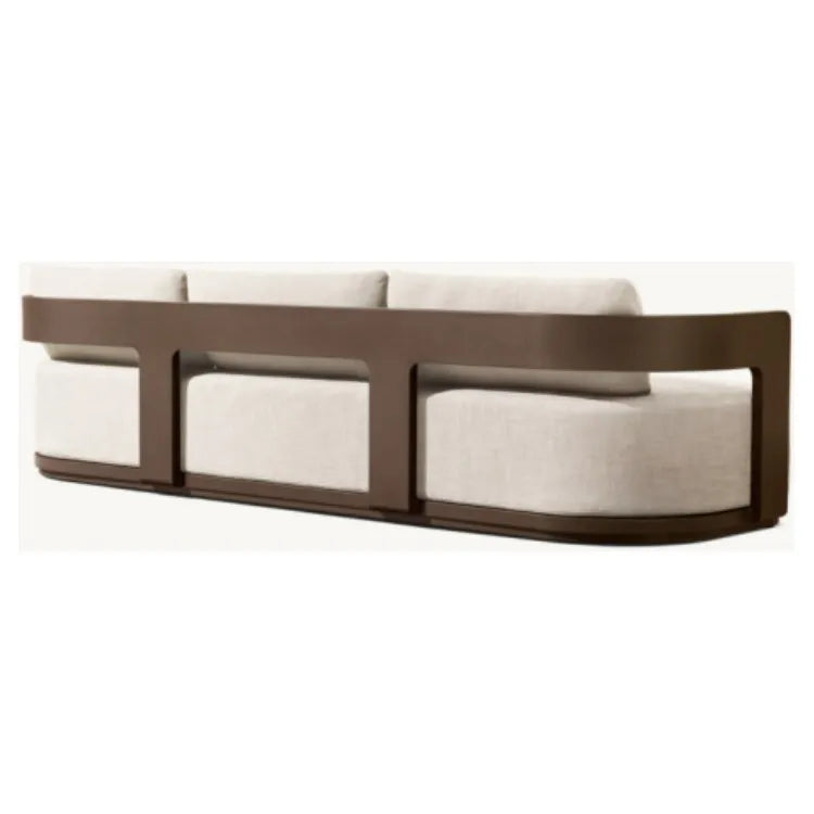 Custom Outdoor Furniture Aluminium Patio Sofa Modern Alfresco Outdoor Living