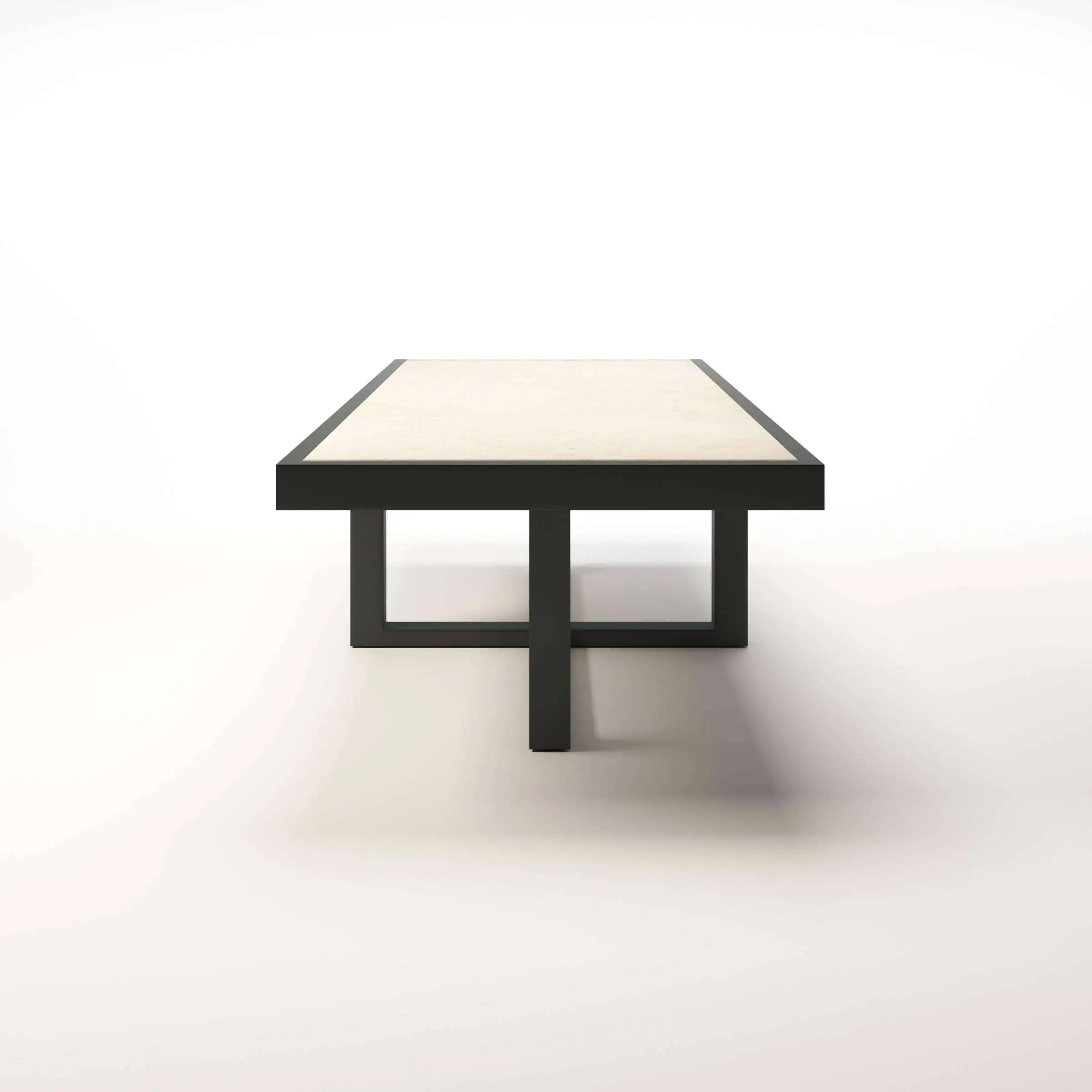 8-Seater Aluminium Dining Table Contemporary Sculptural Alfresco Outdoor Living Australia