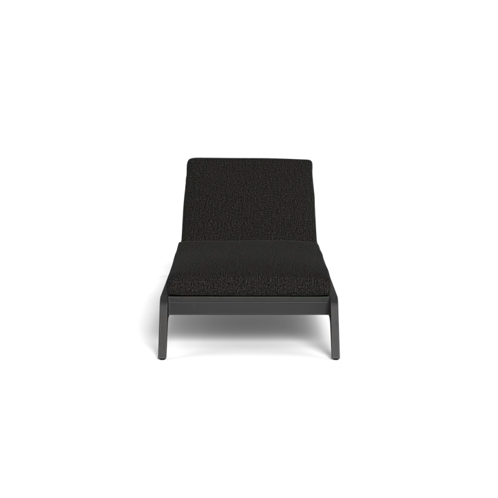 Aluminum Sun Lounger Contemporary Adjustable Alfresco Outdoor Living