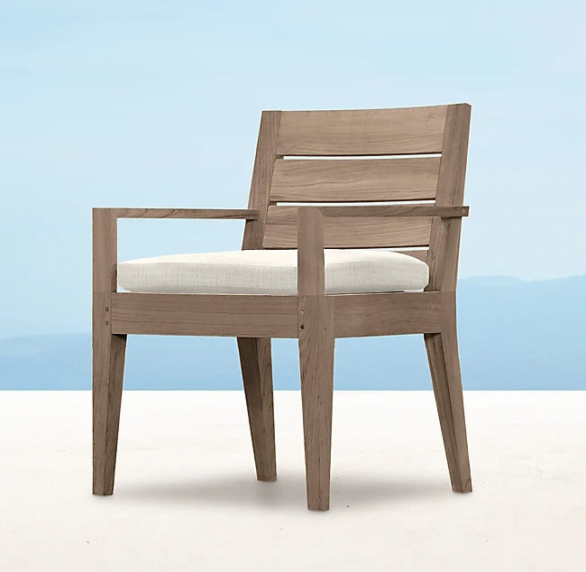 Solid Teak Outdoor Dining Set Modular Customizable 200cm